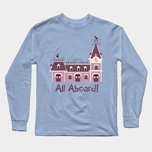 All Aboard! Long Sleeve T-Shirt by Lunamis